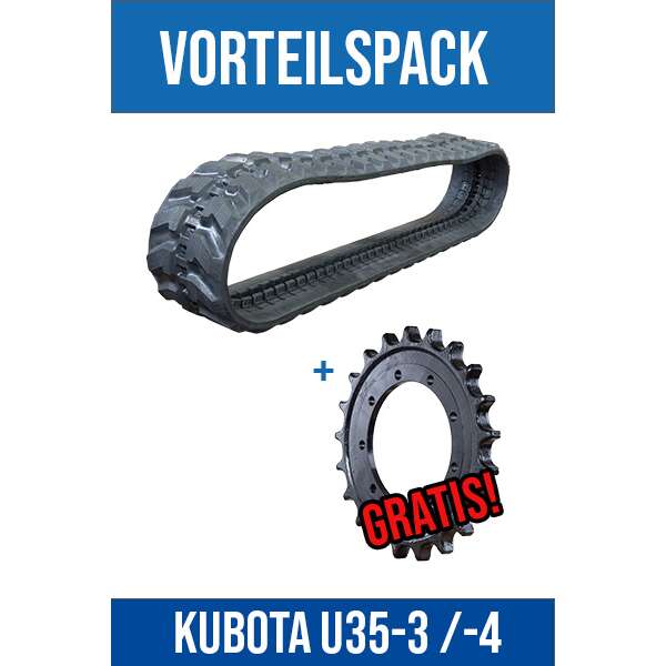 GUMA-Vorteilspack für Kubota U35-3 & -4