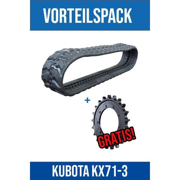 GUMA-Vorteilspack für Kubota KX71-3